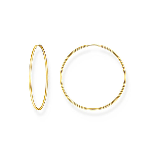 THOMAS SABO Large Hoop Earrings Gold Plated Earrings Thomas Sabo 