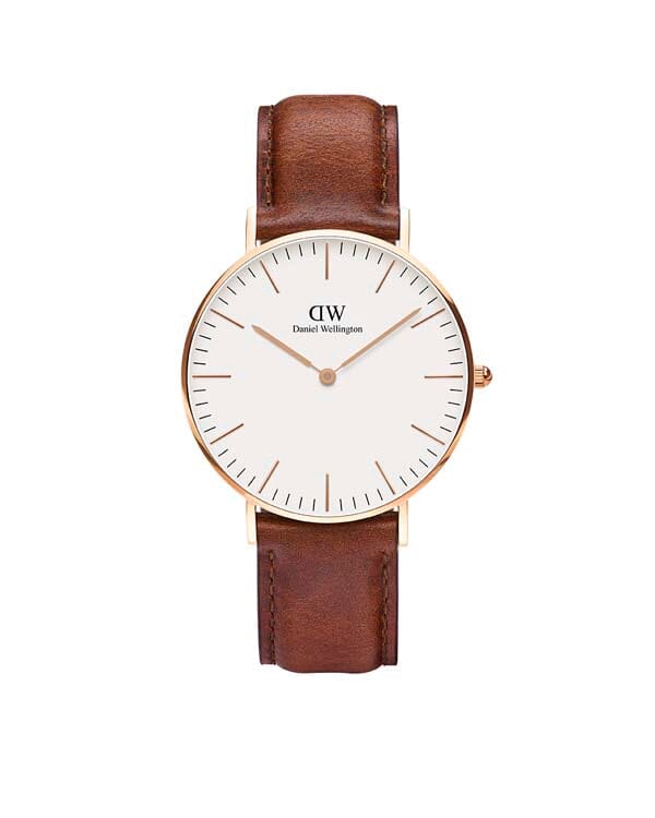 Daniel Wellington Classic 36 St Mawes Rose Gold & & White Watch Watches Daniel Wellington 