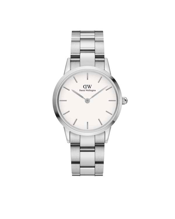 Daniel Wellington Iconic Link 32 Silver & White Watch Watches Daniel Wellington 