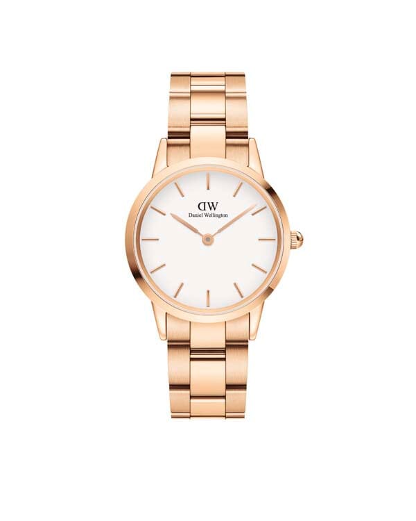 Daniel Wellington Iconic Link 32 Rose Gold & White Watch Watches Daniel Wellington 
