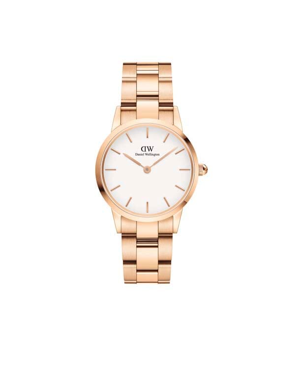 Daniel Wellington Iconic Link 28 Rose Gold & White Watch Watches Daniel Wellington 