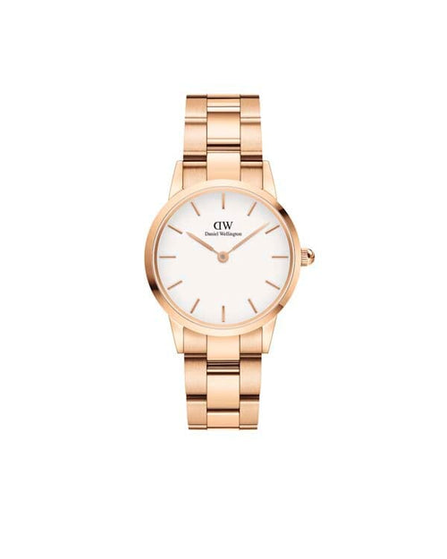 Daniel Wellington Iconic Link 28 Rose Gold & White Watch Watches Daniel Wellington 
