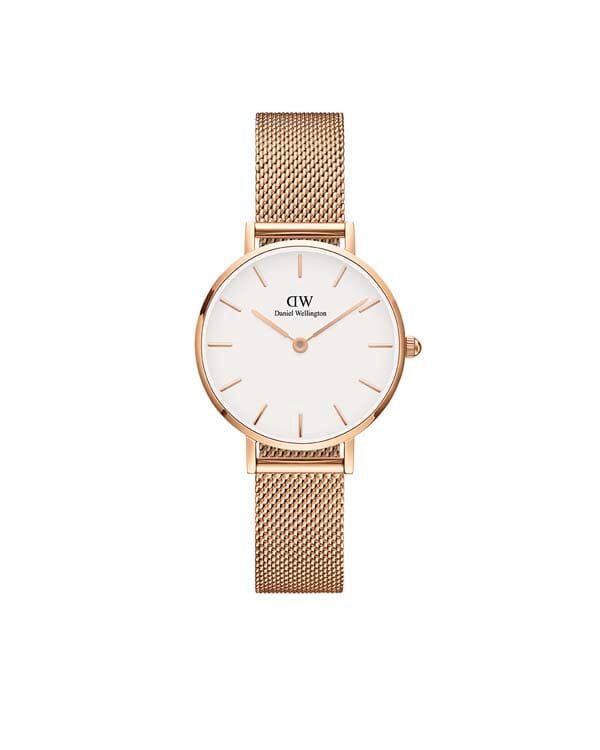 Daniel Wellington Petite 28 Melrose Rose Gold & White Watch Watches Daniel Wellington 