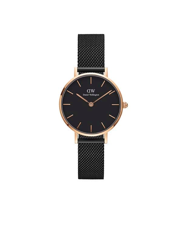 Daniel Wellington Petite 28 Ashfield Rose Gold & Black Watch Watches Daniel Wellington 