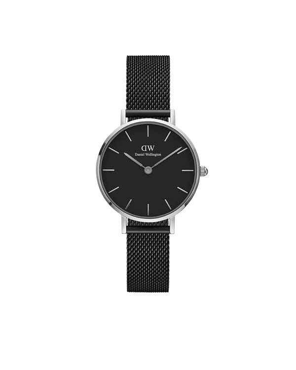 Daniel Wellington Petite 28 Ashfield Silver & Black Watch Watches Daniel Wellington 