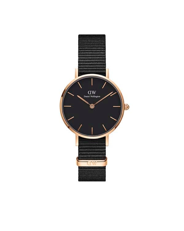 Daniel Wellington Petite 28 Cornwall Rose Gold & Black Watch Watches Daniel Wellington 