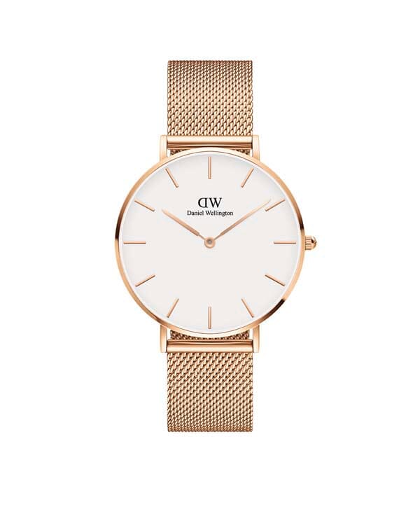 Daniel Wellington Petite 36 Melrose Rose Gold & White Watch Watches Daniel Wellington 