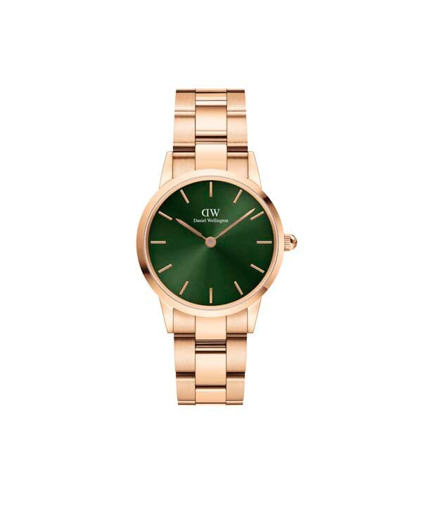 Daniel Wellington Iconic Link Emerald 28 Rose Gold & Green Watch Watches Daniel Wellington 