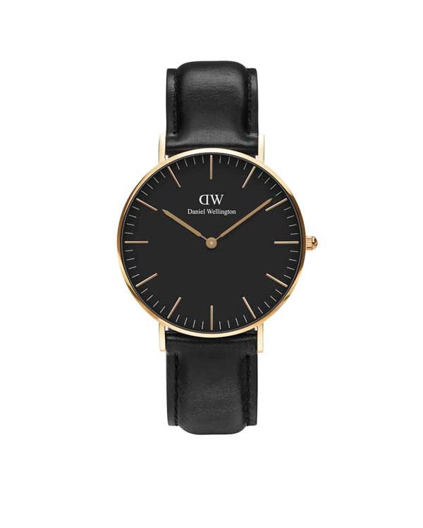 Daniel Wellington Classic 36 Sheffield Gold Black Watch Watches Daniel Wellington 