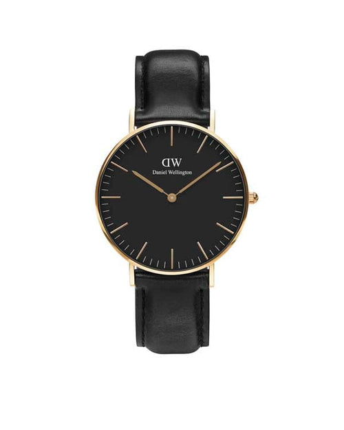 Daniel Wellington Classic 36 Sheffield Gold Black Watch Watches Daniel Wellington 