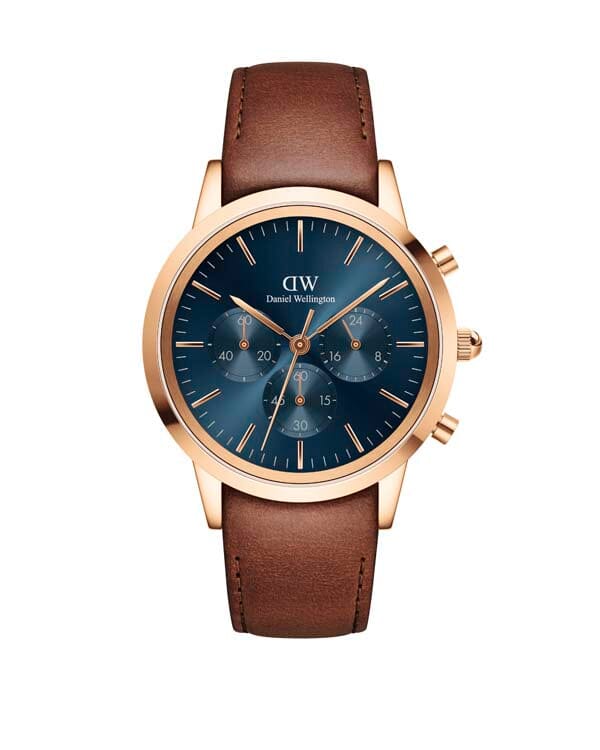 Daniel Wellington Iconic Chronog 42 Mawes Rose Gold & Arctic Sunray Watch Watches Daniel Wellington 