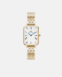 Daniel Wellington Quadro Roman Numerals 20x26 5-Link G White Watch Watches Daniel Wellington 
