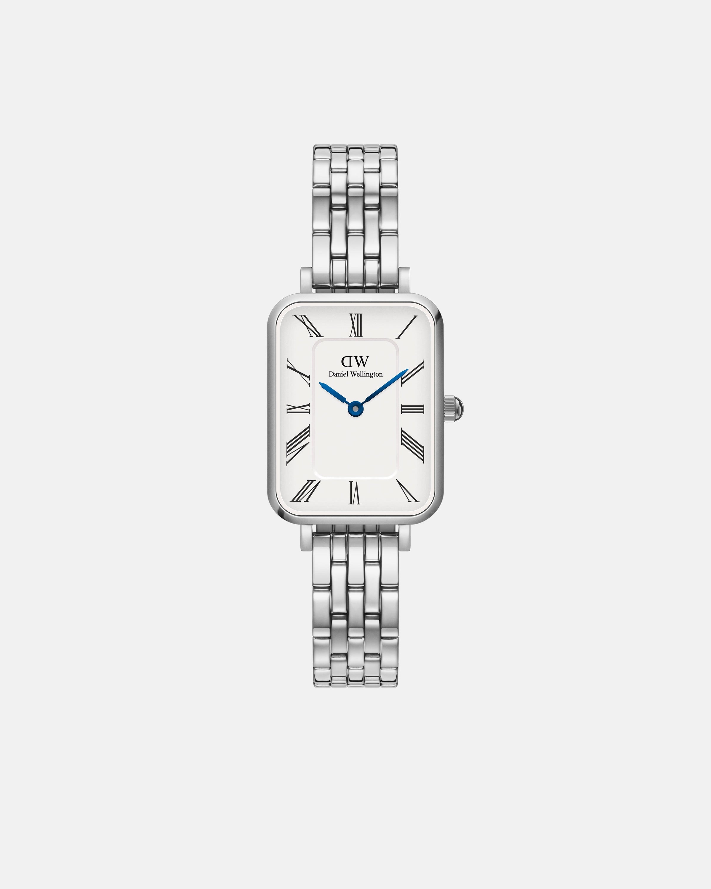 Daniel Wellington Quadro Roman Numerals 20x26 5-Link S White Watch Watches Daniel Wellington 