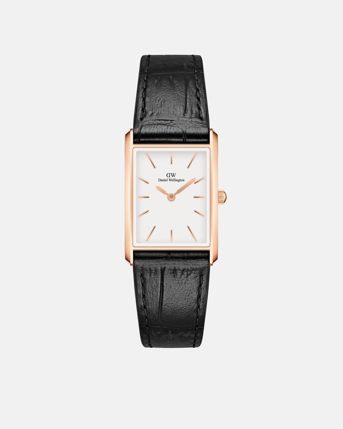 Daniel Wellington Bound 32x22 Black Croc Leather RG White Watch Watches Daniel Wellington 