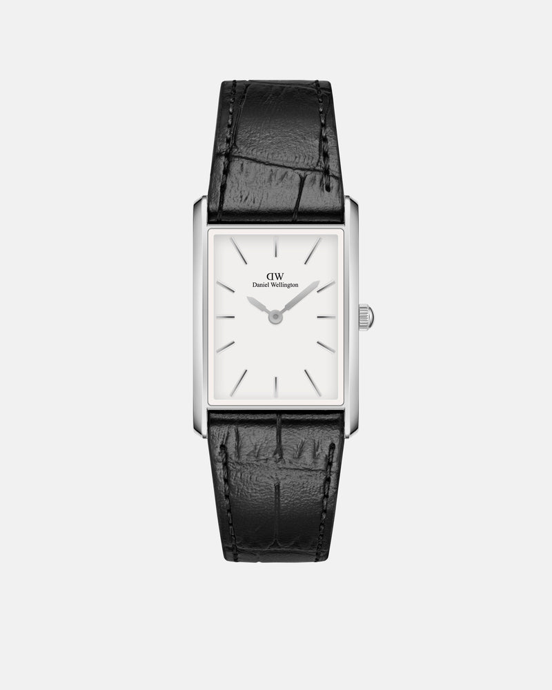Daniel Wellington Bound 35x24 Black Croc Leather S White Watch Watches Daniel Wellington 