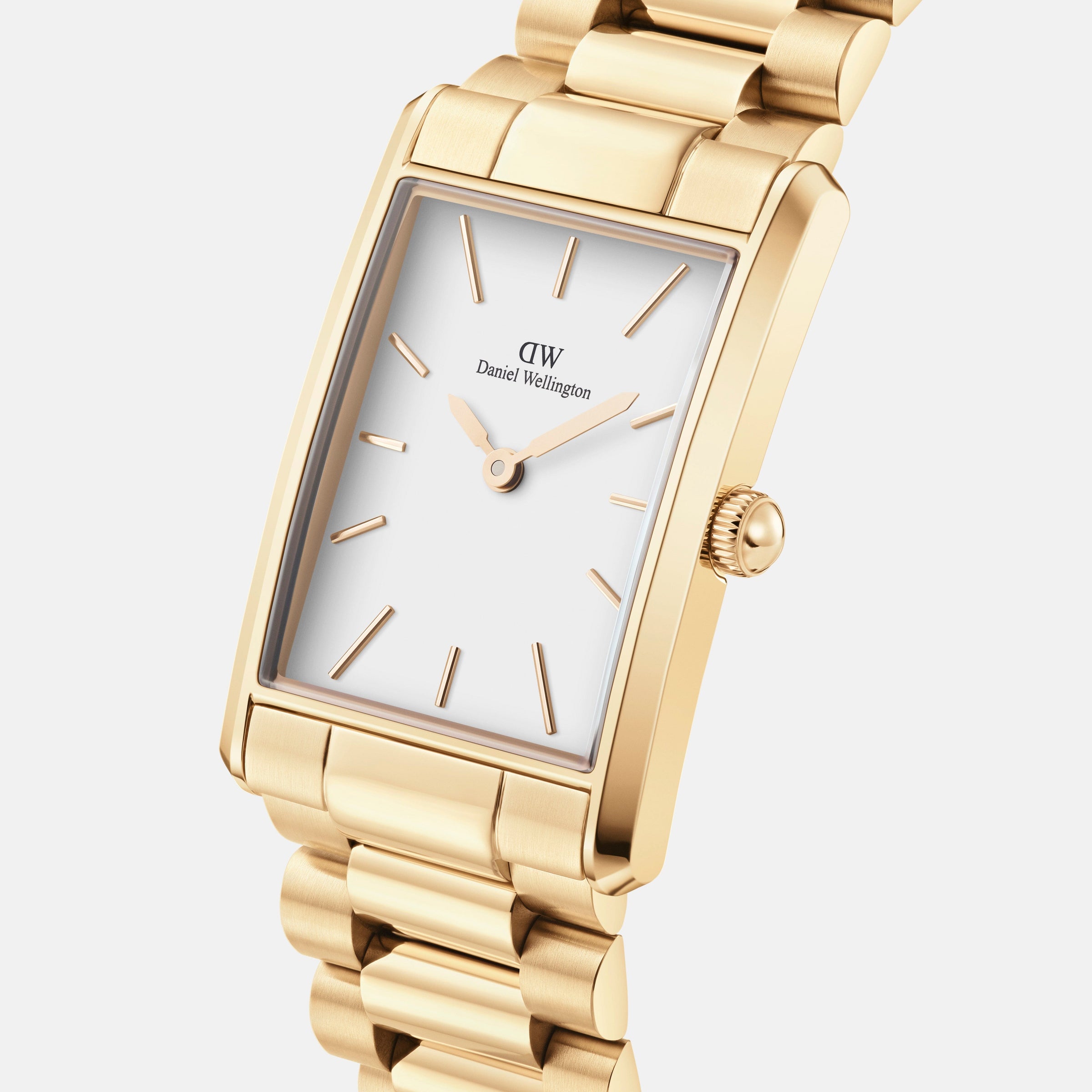 Daniel Wellington Bound 35x24 3-Link G White Watch Watches Daniel Wellington 