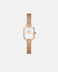Daniel Wellington Quadro Mini 15x18 Melrose RG White Watch Watches Daniel Wellington 