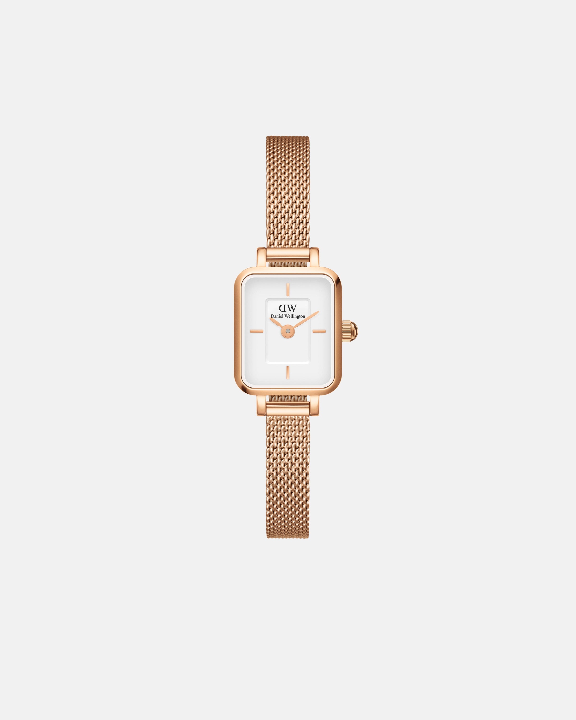 Daniel Wellington Quadro Mini 15x18 Melrose RG White Watch Watches Daniel Wellington 