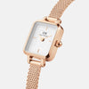 Daniel Wellington Quadro Mini 15x18 Melrose RG White Watch Watches Daniel Wellington 