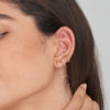 Ania Haie Gold Sparkle Huggie Hoop Earrings Earrings Ania Haie 