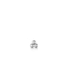 Ania Haie Silver Triple Barbell Single Earring Earrings Ania Haie 