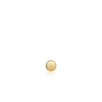 Ania Haie Gold Disc Barbell Single Earring Earrings Ania Haie 