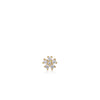 Ania Haie Gold Sparkle Flower Barbell Single Earring Earrings Ania Haie 