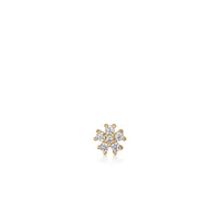 Ania Haie Gold Sparkle Flower Barbell Single Earring Earrings Ania Haie 