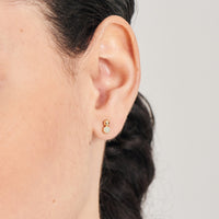 Ania Haie Gold Orb Amazonite Stud Earrings Earrings Ania Haie 