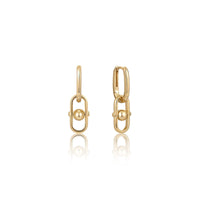 Ania Haie Gold Orb Link Drop Earrings Earrings Ania Haie 