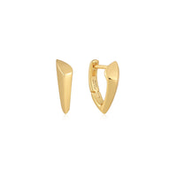 Ania Haie Gold Arrow Huggie Hoop Earrings Earrings Ania Haie 