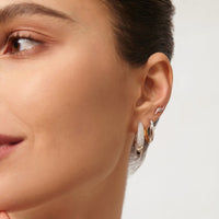 Ania Haie Gold Double Spike Stud Earrings Earrings Ania Haie 