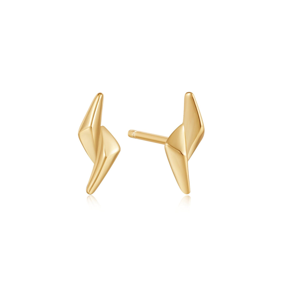 Ania Haie Gold Double Spike Stud Earrings Earrings Ania Haie 