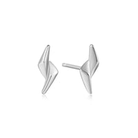 Ania Haie Silver Double Spike Stud Earrings Earrings Ania Haie 