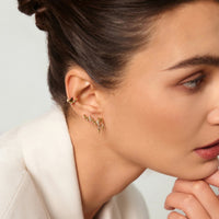 Ania Haie Gold Spike Climber Stud Earrings Earrings Ania Haie 