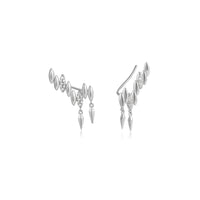 Ania Haie Silver Spike Climber Stud Earrings Earrings Ania Haie 