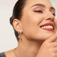 Ania Haie Gold Pave Hoop Earrings Earrings Ania Haie 