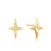 Ania Haie Gold Cross Stud EarRingss Earrings Ania Haie 