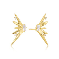Ania Haie Gold Statement Spike Stud EarRingss Earrings Ania Haie 