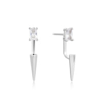 Ania Haie Silver Point Stud Ear Jackets Earrings Ania Haie 
