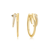 Ania Haie Gold Sparkle Double Hoop EarRingss Earrings Ania Haie 