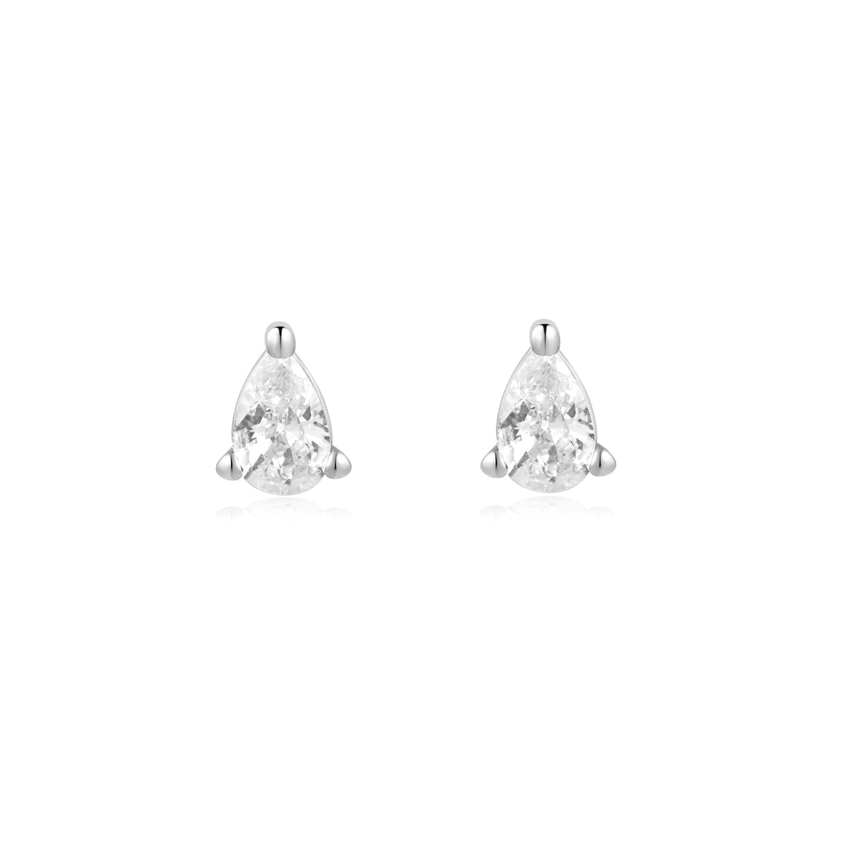 Ania Haie Silver Pear Studs Earrings Ania Haie 