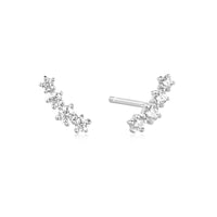 Ania Haie Silver Sparkle Climber Studs Earrings Ania Haie 