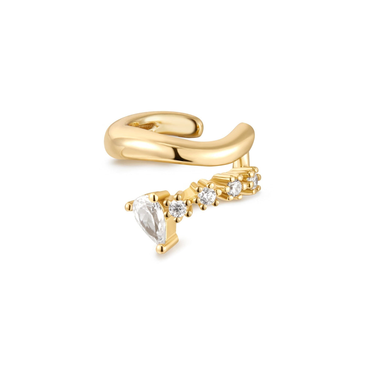 Ania Haie Gold Sparkle Cuff Earrings Ania Haie 