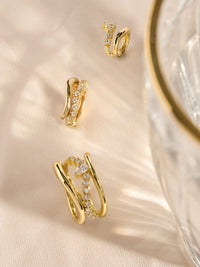Ania Haie Gold Sparkle Ring Rings Ania Haie 