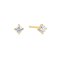 Ania Haie Gold Solitaire Studs Earrings Ania Haie 