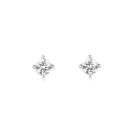 Ania Haie Silver Solitaire Studs Earrings Ania Haie 