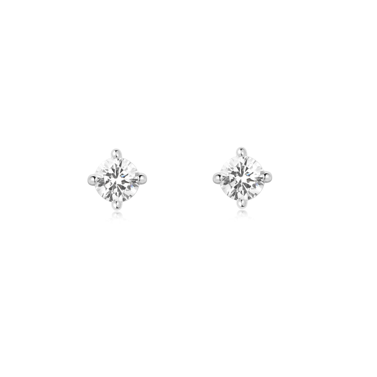 Ania Haie Silver Solitaire Studs Earrings Ania Haie 