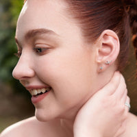 Ania Haie Silver Solitaire Studs Earrings Ania Haie 