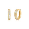 Ania Haie Gold Pave Huggies Earrings Ania Haie 